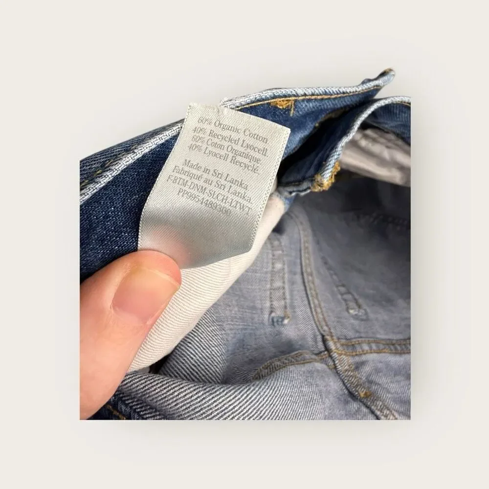 Everlane The Summer Slouch Jean Indigo Mist Size 26